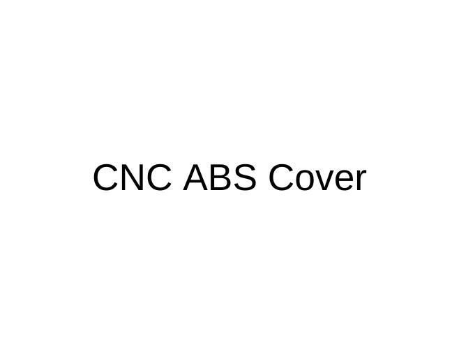 CNC加工