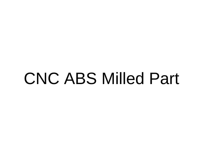 CNC加工